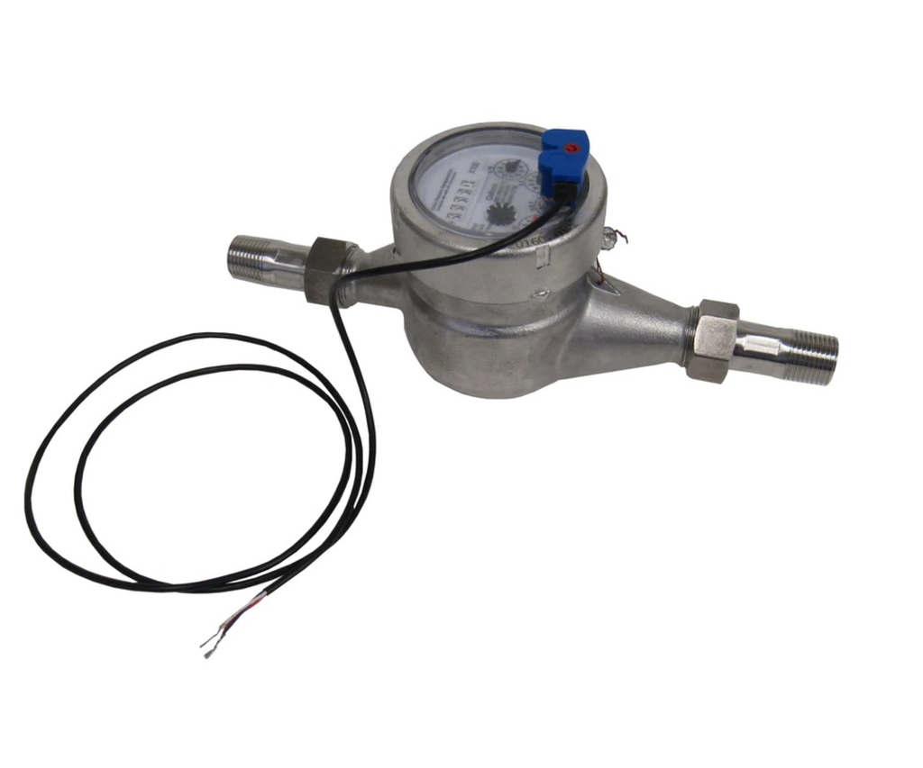 Watermeter volumetrisch MJ DN20,RVS,1ppl, incl. kop. + reedcont