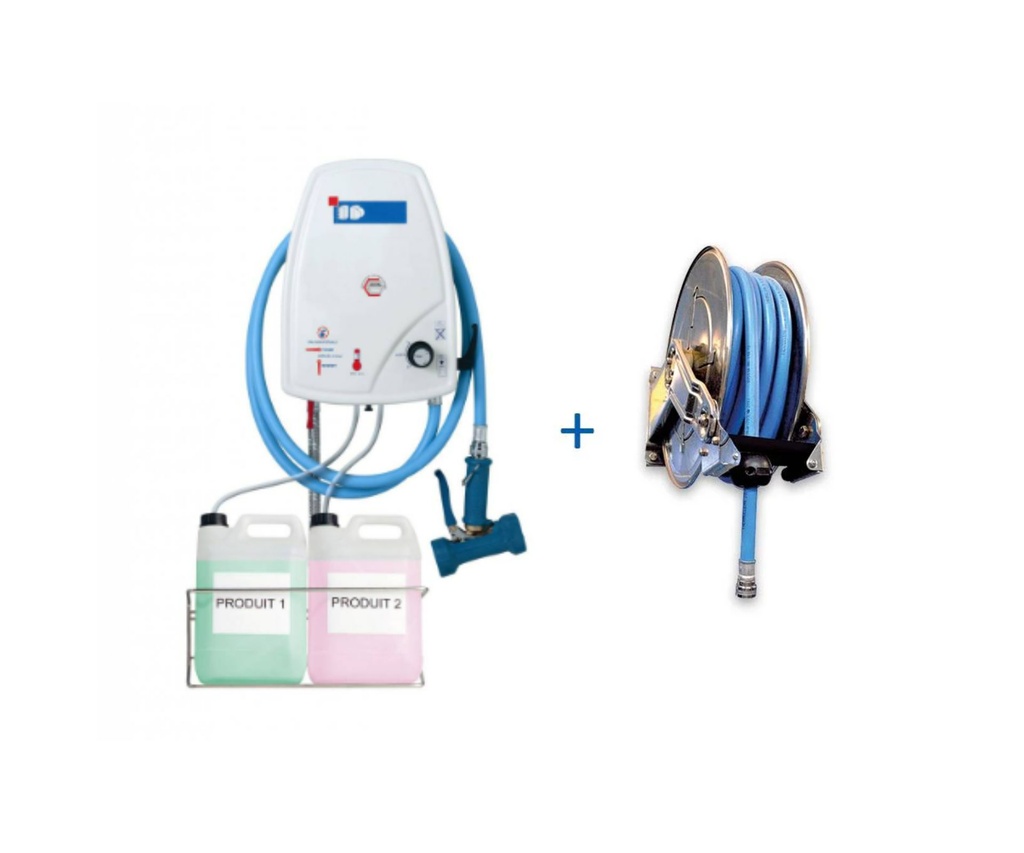 HYGIENECENTRALE 2 PRODUCTEN + INOX HASPEL