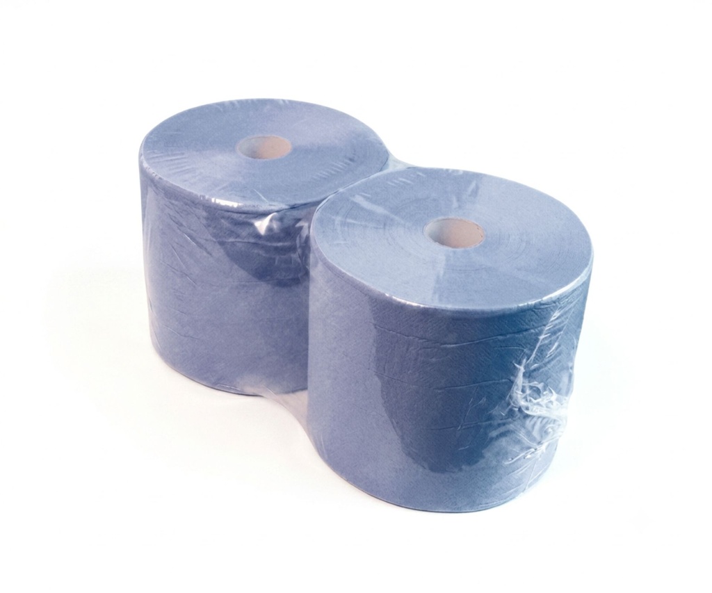 Pak poetsrol blauw 2L